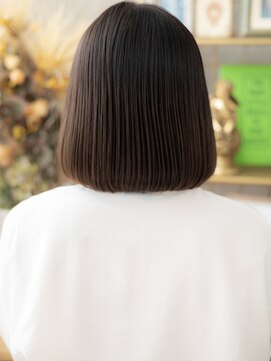 カバーヘア ブリス 志木南口駅前店(COVER HAIR bliss) ★シースルー前髪似合わせカット黒髪ワンカールボブ20代30代★1