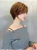 イメチェンショート×外ハネボブ×美髪×ワイドバング/柏
