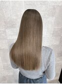 ハイトーンカラー/ミルクティーアッシュ/ストレート