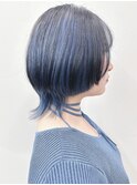 *マッシュウルフくびれショートウルフアンブレラカラー30代40代
