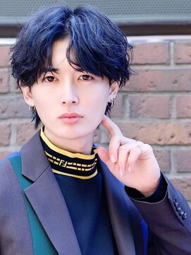 リップス 心斎橋(LIPPS) 【横顔決まる】毛流れセンターパートウルフ