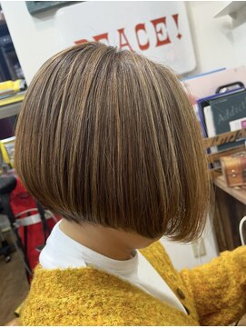 ヘアー コレクション ピース(hair collection PEACE!) ラウンドグラデーションボブ