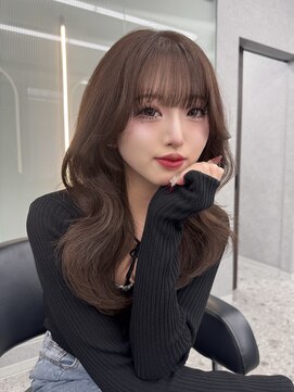 ボタン ハカタ(VOTAN hakata) 【中村珠梨】マロンベージュ/透明感カラー/韓国風巻き