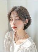 【ナチュラルシフォンボブ】