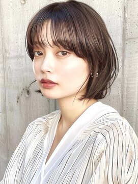 ブロウ ネックス ザ サロン 表参道(VLOW nex the salon) 【hit style＃27】愛されボブ vlow 表参道 韓国 髪質改善 前髪