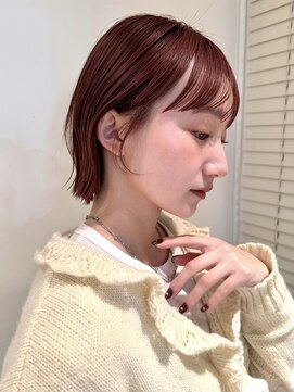 ガーデン 渋谷(GARDEN) ボブ レイヤーボブ フェイスレイヤー 暖色カラー