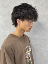 リオールバイニアウ(RE:ALL by Niau)&nbsp;波巻きスパイラルパーマツイストスパイラルパーマメンズマッシュ