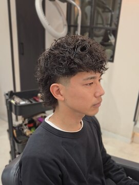 ラピス 名古屋駅前店(Lapis) マレットヘア/テーパーフェード/フリンジカット/外国人風