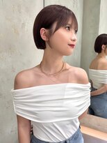 ロンドヴァリー 渋谷店(Lond vallee)&nbsp;顎ラインミニマルボブ×ショコラブラウン