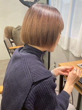 ミュラ(mulah) 大人かわいいミニボブ＊切りっぱなしボブ似合わせカット/明大前