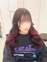 エレラビューティー(ELERA beauty)&nbsp;インナーカラー/チェリーレッド×ショコラブラウン