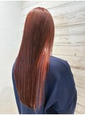 【インナーカラー赤】