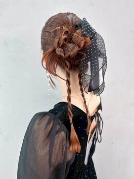 アルバム 渋谷パルコ(ALBUM) ロング韓国ヘアおくれ毛顔周りレイヤー_ba579802