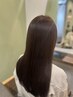 【前井指名限定】【髪質改善】カット+艶髪カラー+美髪ストレート+髪質改善TR
