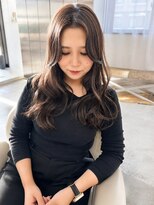 ユイマァル 岡山(YUIMARL)&nbsp;岡山レイヤーカット20代30代ブリーチなしダブルカラーグレージュ