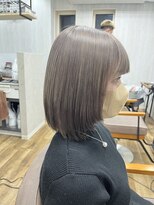 テーラヘアー 袖ヶ浦2号店(TELA HAIR) シルバーベージュ×ボブレイヤー