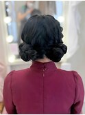 ツインお団子スタイル