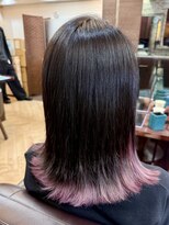 キャラ 池袋本店(CHARA)&nbsp;ほったらかしOK/レイヤーカット×インナーでグラデーションに