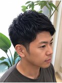 ツーブロックスッキリショート