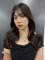 ロンドアベニール 北千住(Lond avenir)&nbsp;ダークパープル/レイヤーボブ/顔周りレイヤー/ミルクブラウン