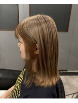 マウ リノ(Mau-Lino)&nbsp;まろかやグレージュ×ベージュのアンブレラカラー