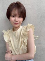 ウル(uru)&nbsp;【ショートカット/坂本大樹】透け感前髪ひし形小顔ショートボブ