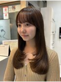 モカベージュ×ロングベージュ