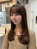 ヘアアンドメイク シークネクスト(HAIR&MAKE SeeK NEXT)&nbsp;モカベージュ×ロングベージュ