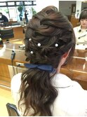 お呼ばれヘアセット