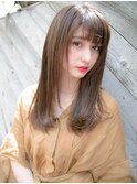 ナチュラルストレートが大人可愛い★