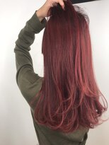 リー 京橋(Lee)&nbsp;【lee 京橋】糸チップハイライト×ピンキーレッド