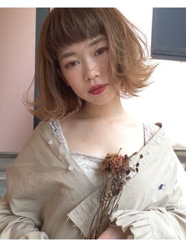クラン(clan) clan<色っぽふんわり小顔ミディココアブラウン>