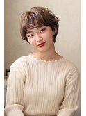 大人かわいいマニッシュショート