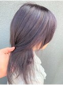 ケアブリーチ/人気のくすみカラー☆バイオレットグレージュ 