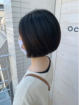 オーシャン(Ocean) [OCEAN Hair&Life藤原純] 前下がりミニボブ ☆