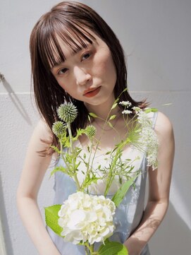 クリアーオブヘアー 池下店(clear OF HAIR) 切りっぱなしボブ×シースルーバング