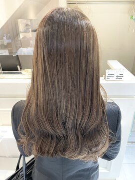 ネオリーブカフ 鶴ヶ峰店(Neolive caff) さりげなハイライト×ラベンダーベージュ