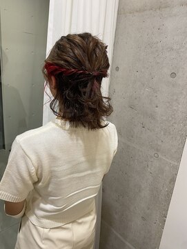 アキオドットヘアー(AKIO.hair) イベント、ライブの前にカラー&アレンジセット！髪飾りもあり！