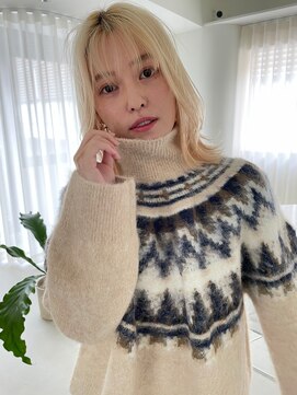 ガレージ バイ グリーン 原宿 表参道(Garage by green) 【loki】ハイトーン×ブロンド