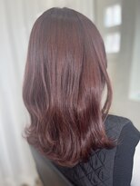 ヘアーサロン トランク(TRUNK)&nbsp;ピンクグレーカラー