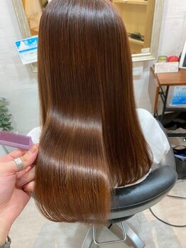 カシコ KACIKOの写真/本気の髪質改善は「縮毛職人」にお任せください♪ダメージ感なくキレイで自然なストレートヘアを実現◇