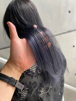 トト 船橋店(toto.)&nbsp;黒髪/グレーベージュ/レイヤーロング/前髪パーマ[西船橋/津田沼]