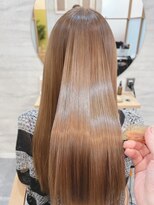 ジーナ 本八幡(Zina)&nbsp;大人かわいい20代30代40代小顔ショコラベージュ　Zina本八幡