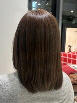 【プレミアムケアカラーでツヤ髪】藤本麻衣