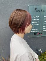 ヘアメイク シンズ レインボー(Hair Make SHIN'S RAINBOW)&nbsp;ショートボブ/インナーカラー/高松