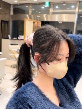 シュヴー 浦安店(CHEVEUX) ［千葉／浦安／三谷］結んでも可愛い顔周りカット