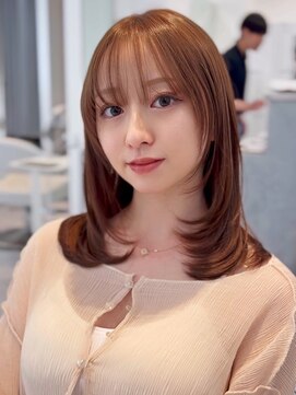 シティーバイローウェ 表参道(City/louwe) ふんわりナチュラル/マロンベージュ/流れるレイヤーカット