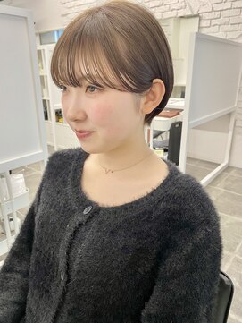 キートス 高知店(kiitos) ○大人可愛い耳かけタイトなマッシュショート20代30代40代