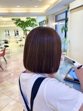 シュヴー 西葛西(CHEVEUX) 【話題の髪質改善ストレート】パツっとボブで大人可愛いヘア