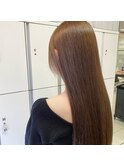 ブリーチなしでできるミルクティーベージュ